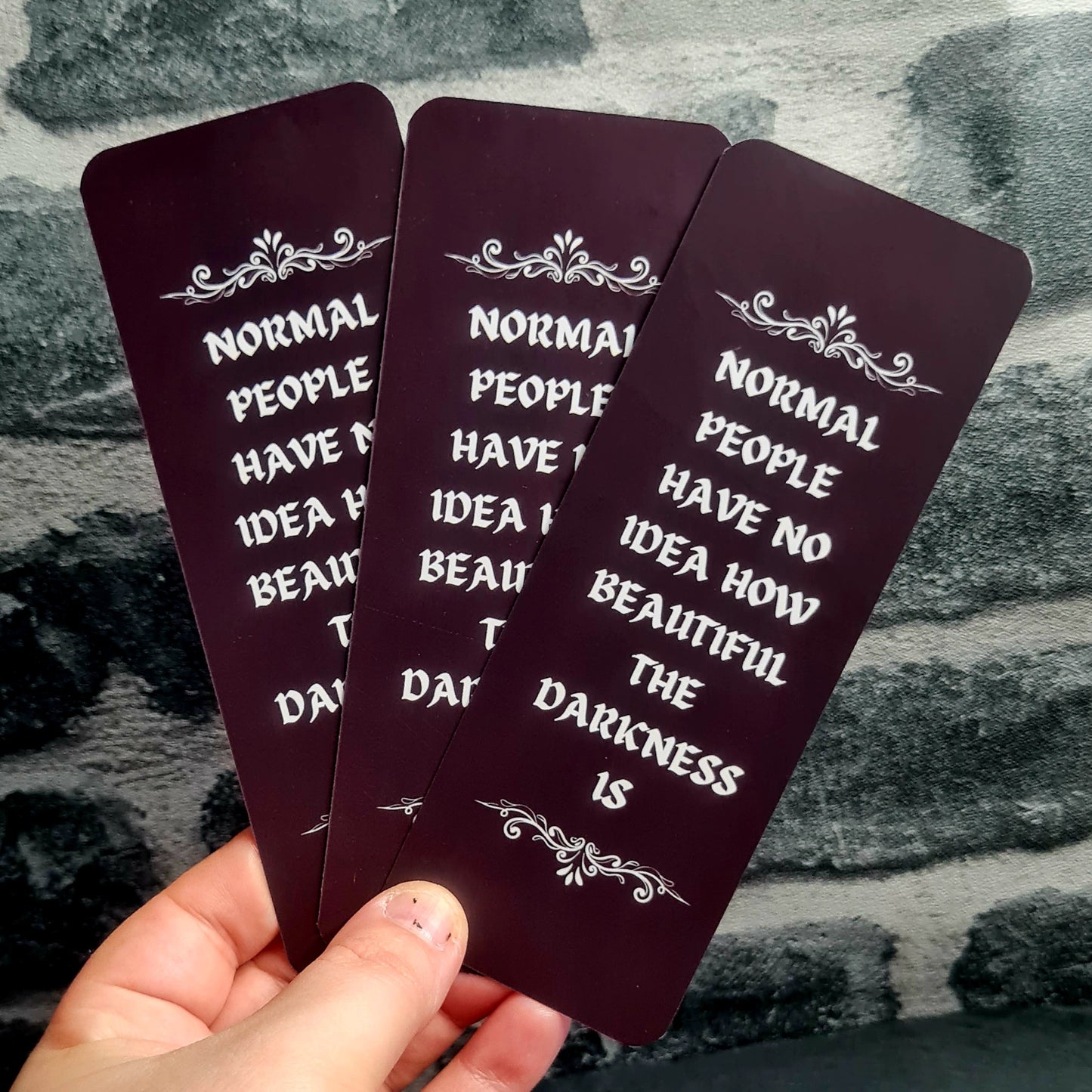 The Darkness is Beautiful - Bookmark