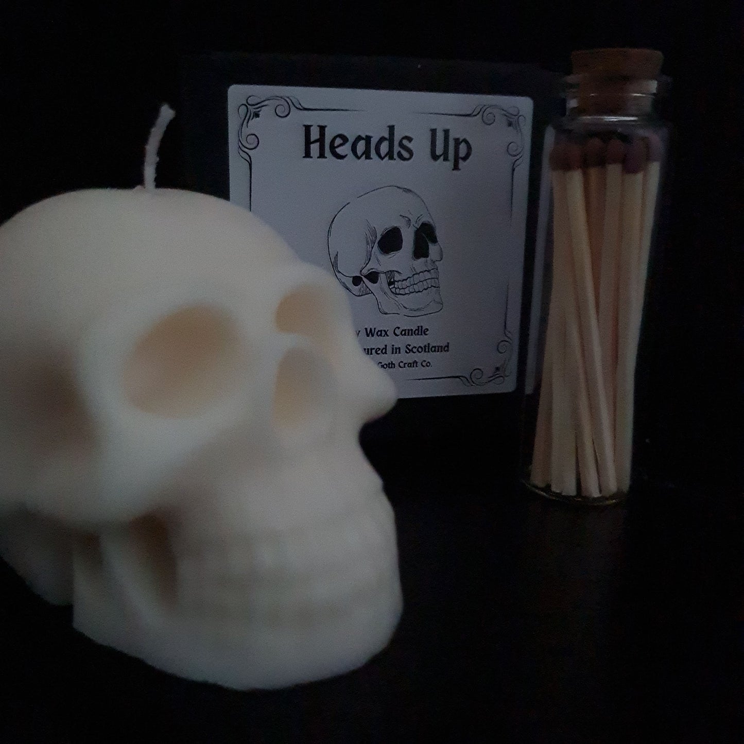 Heads Up - Pillar candle