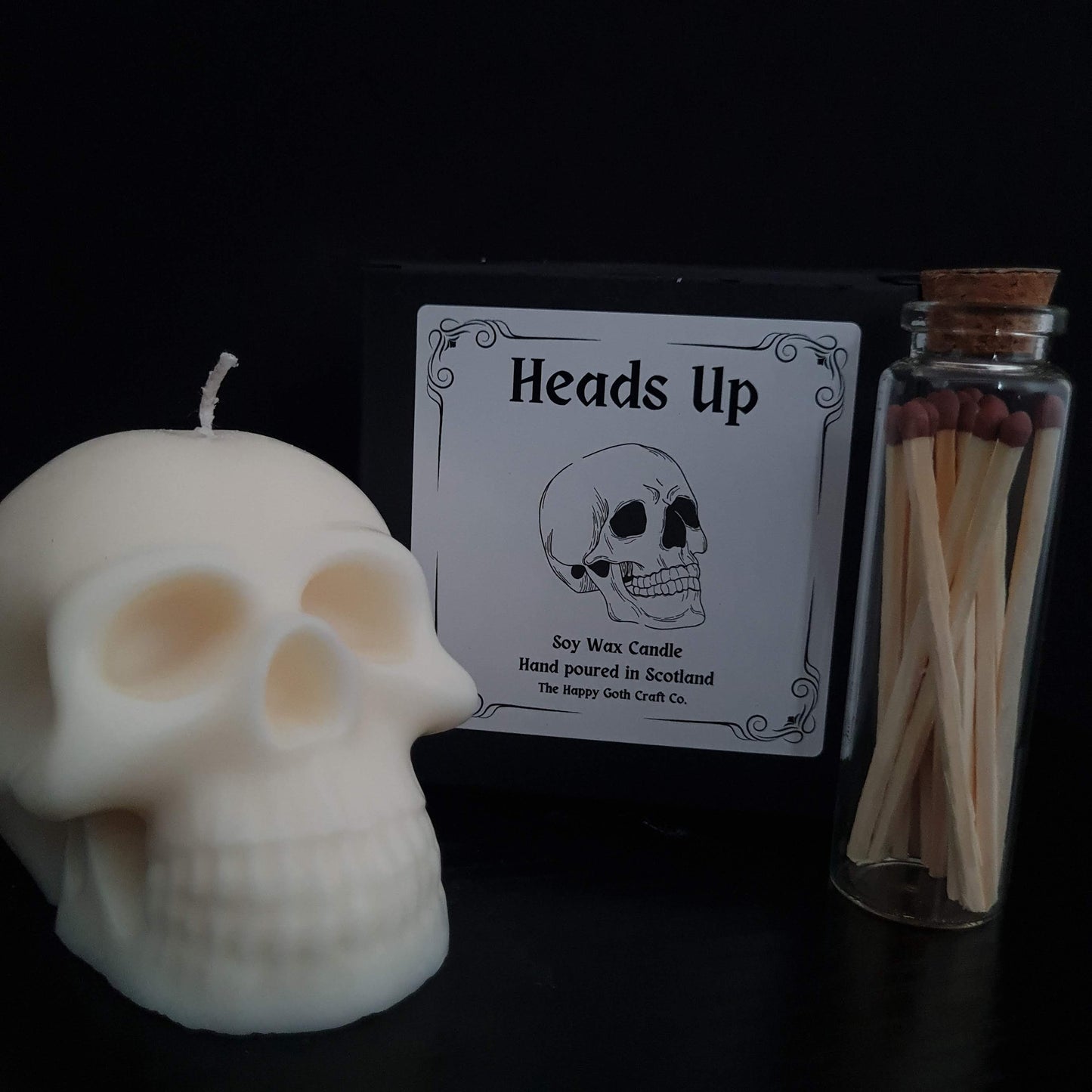 Heads Up - Pillar candle