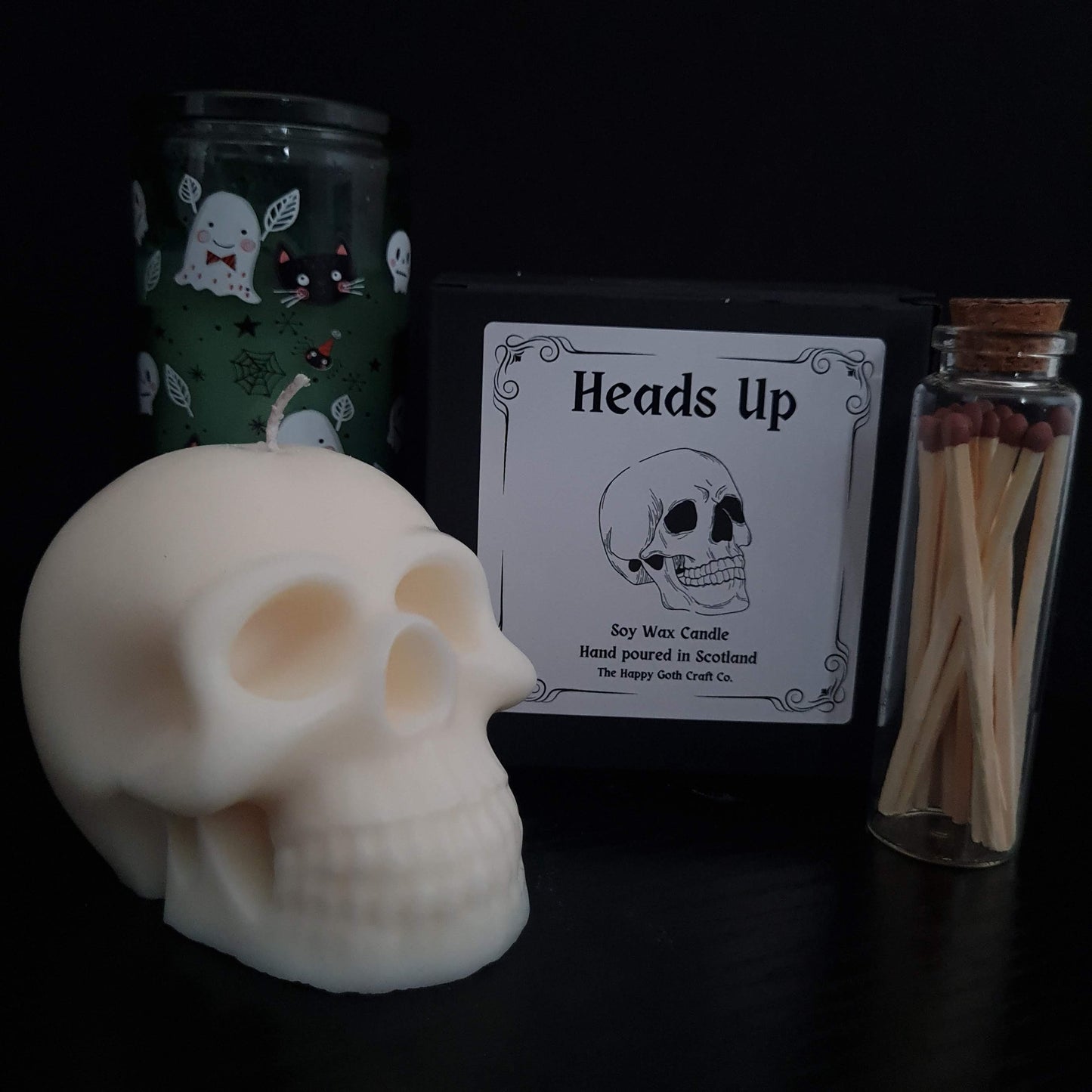Heads Up - Pillar candle