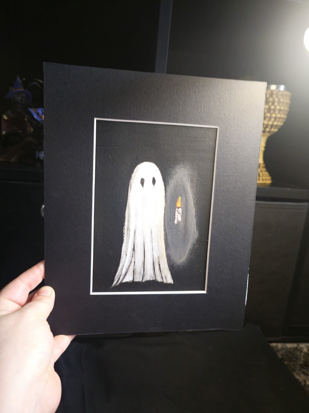 Candlelight Haunting - Original Acrylic Painting