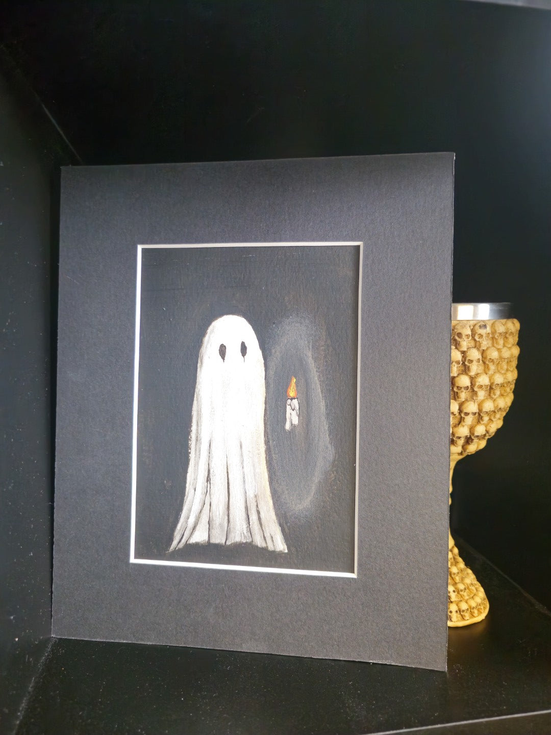 Candlelight Haunting - Original Acrylic Painting