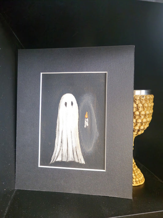 Candlelight Haunting - Original Acrylic Painting