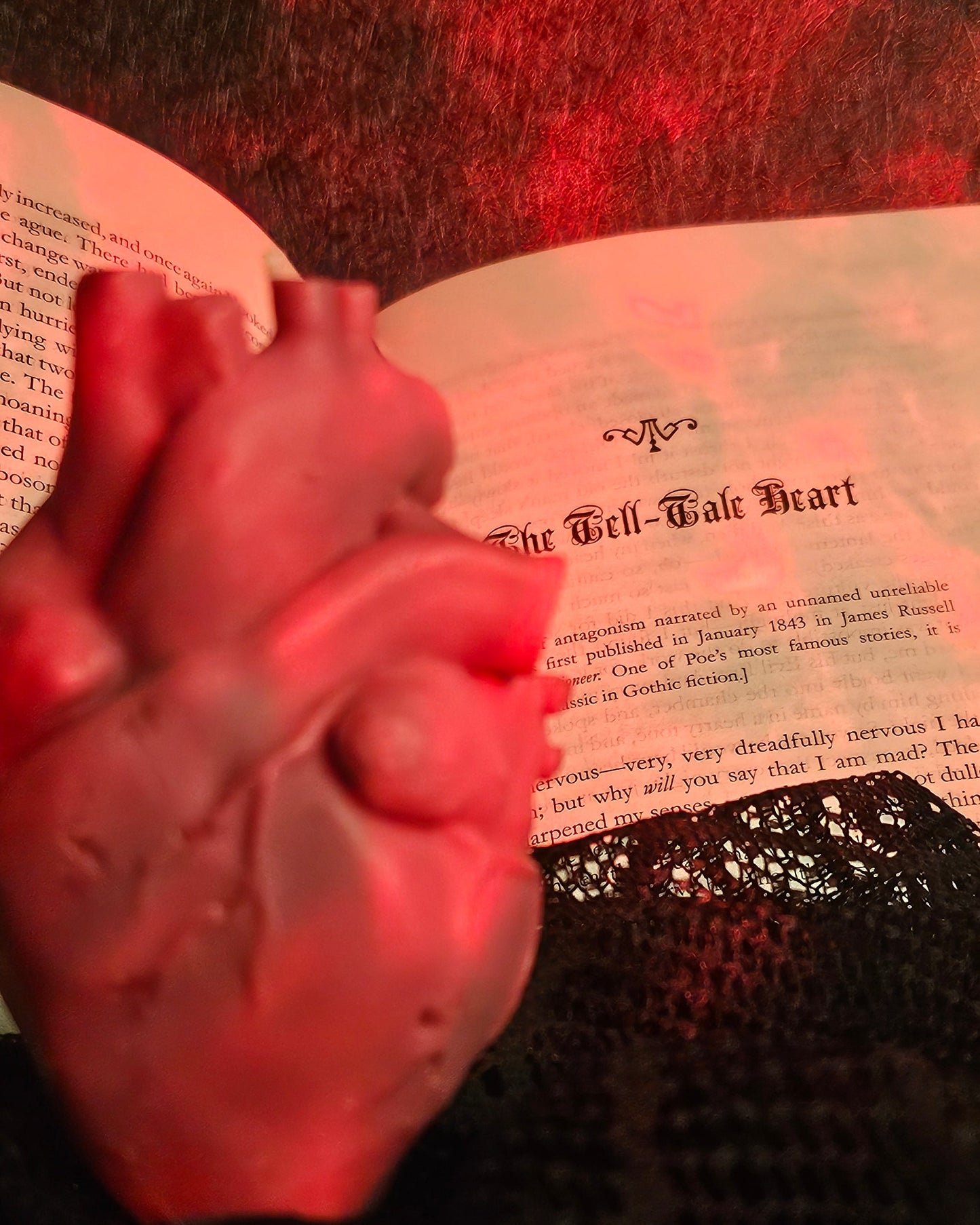 The Tell Tale Heart - An Anatomical Heart Shaped Candle
