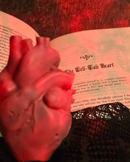 The Tell Tale Heart - An Anatomical Heart Shaped Candle