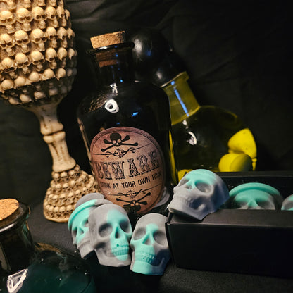 Black Magic  -  Melting Skull Wax Melts