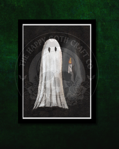 Candlelight Haunting - Original Acrylic Painting